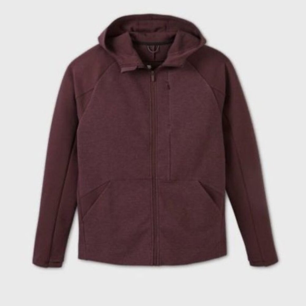 K-77 All in Motion Men's Medium Soft Shell Fleece Jacket- Purple